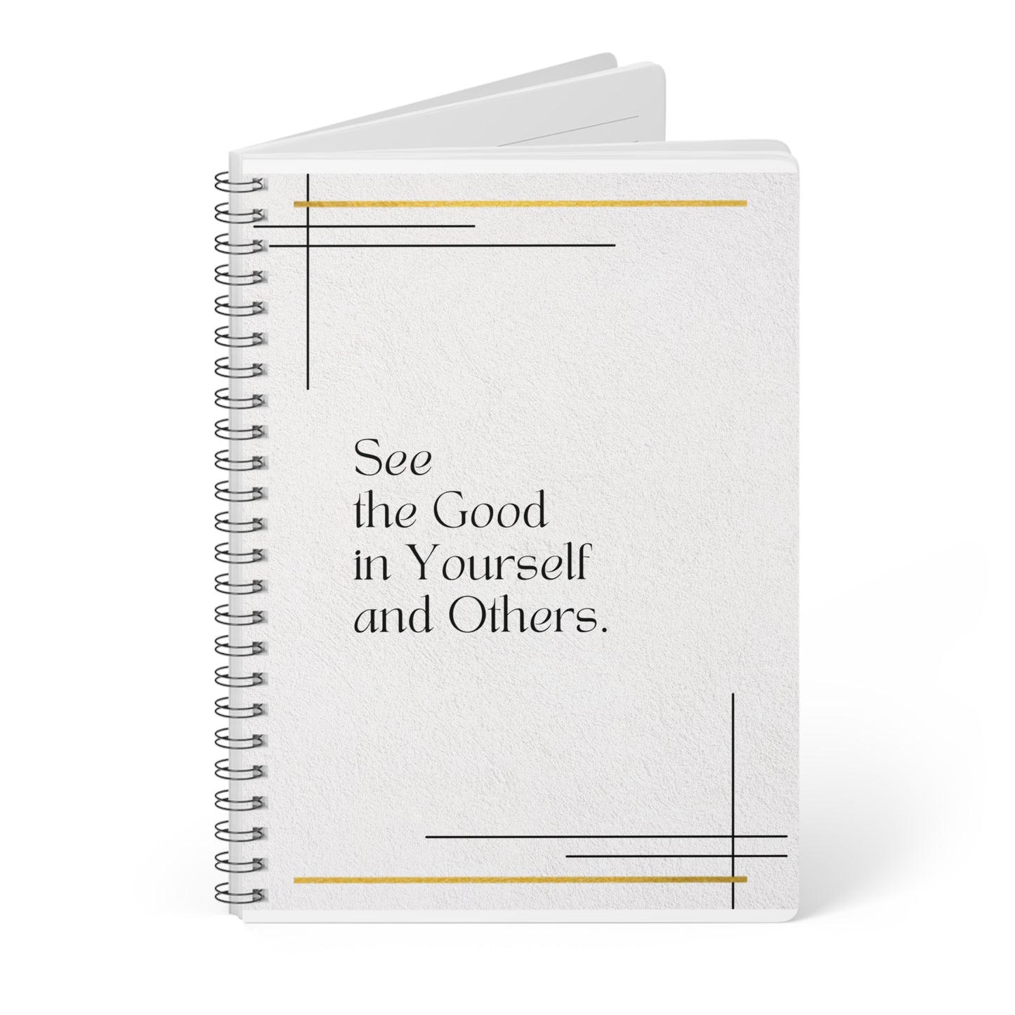 Positive Affirmation Journal — Wirebound A5 Softcover Notebook for Self-Love & Mental Health Gift