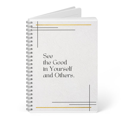 Positive Affirmation Journal — Wirebound A5 Softcover Notebook for Self-Love & Mental Health Gift