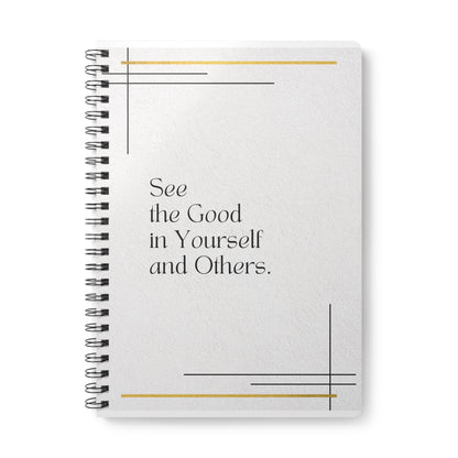 Positive Affirmation Journal — Wirebound A5 Softcover Notebook for Self-Love & Mental Health Gift