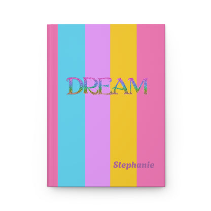 Dream Rainbow Stripe Personalized Journal