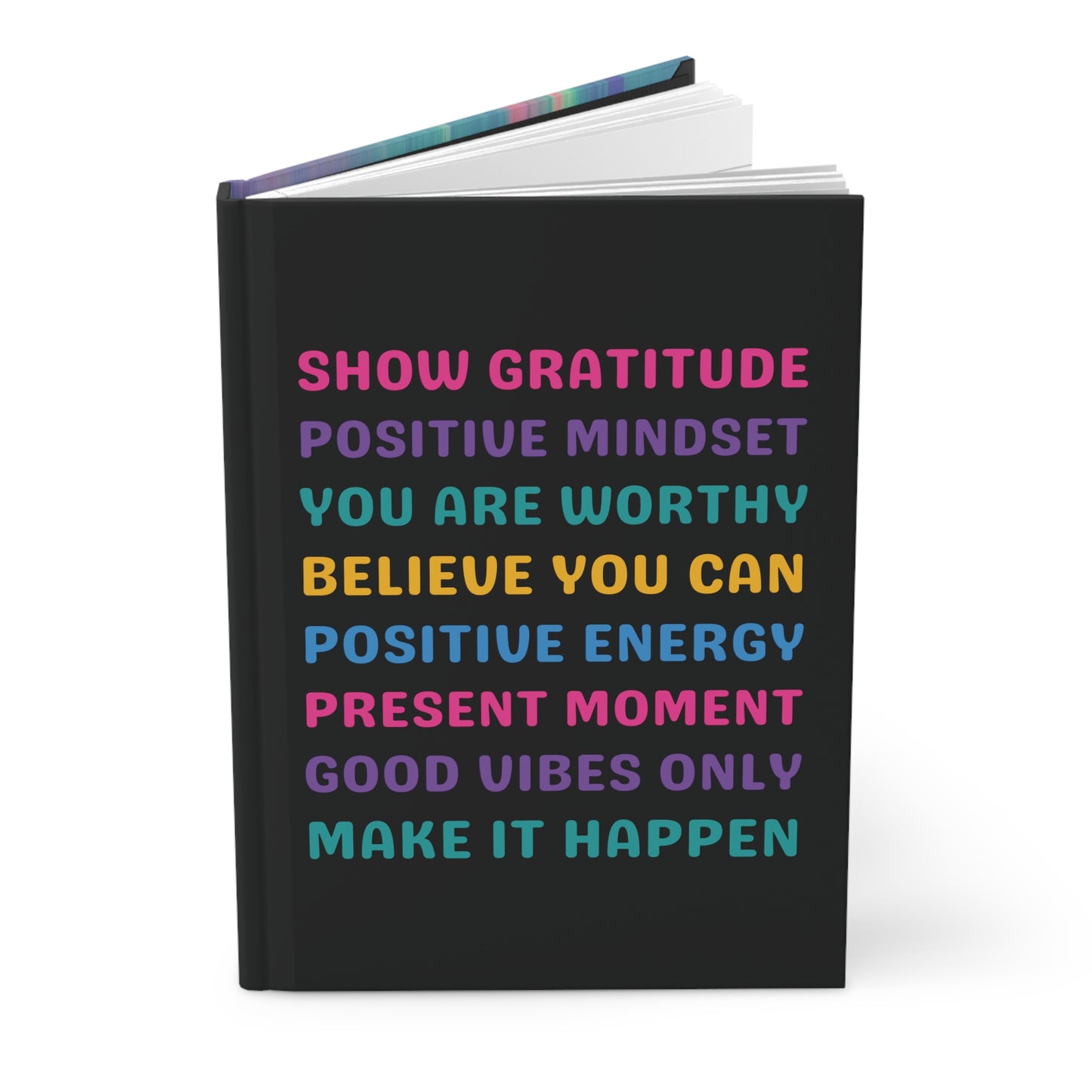 Inspirational Gratitude Journal | Thoughtful Self-Care Gift | Hardcover Affirmation Notebook
