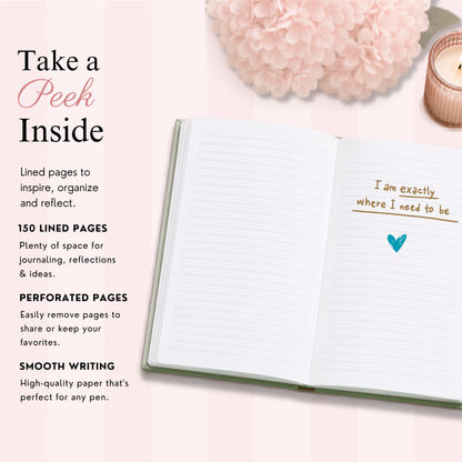 Things I Never Say Out Loud — Blue Matte Hardcover Journal