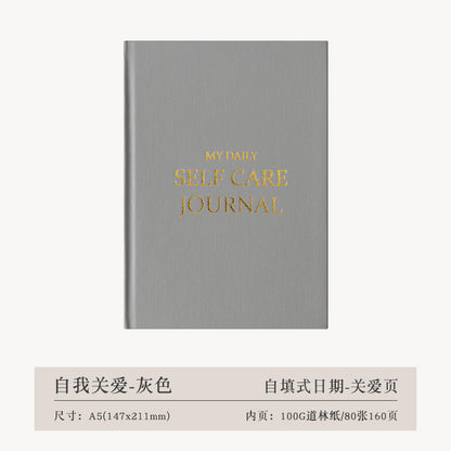 A5 Gratitude Journal for Self-Care and Planning