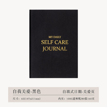A5 Gratitude Journal for Self-Care and Planning
