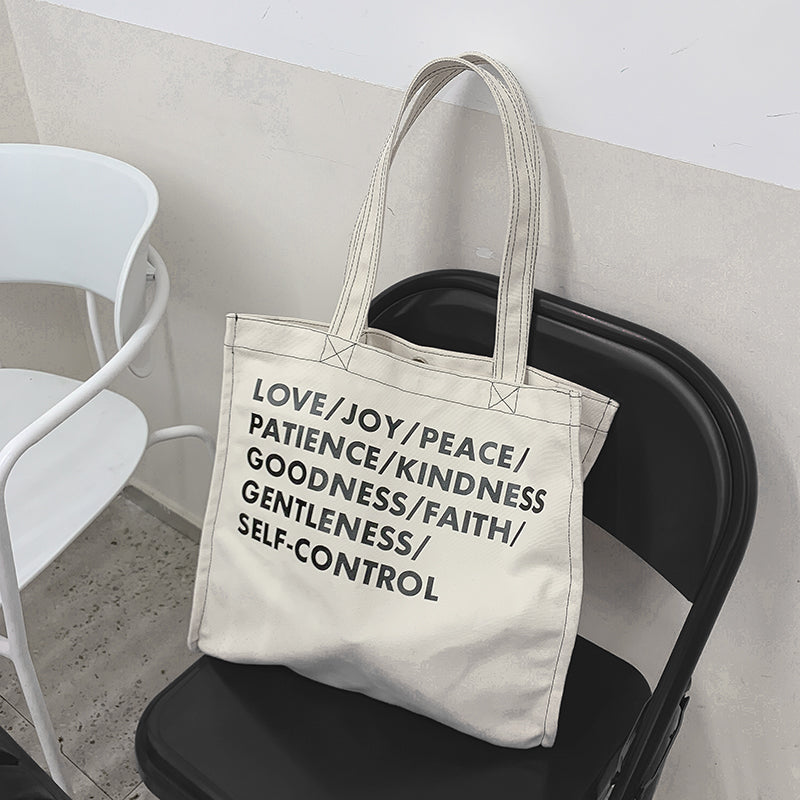 Literary Canvas Tote Bag